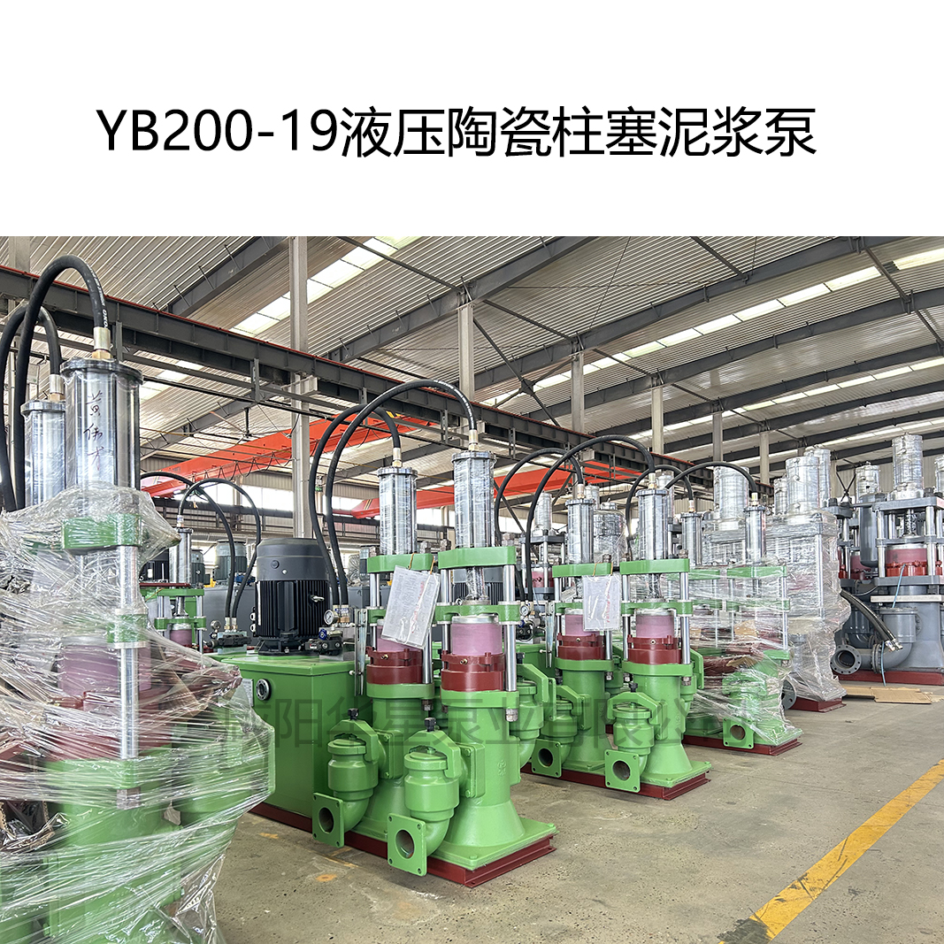 YBH200陶瓷柱塞泵發貨現場
